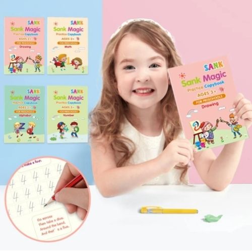 SANK MAGIC PRACTICE COPYBOOK ( BUY 1 GET 4 FREE )