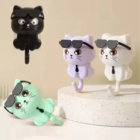 Wall Hanging Funny Cat Hooks