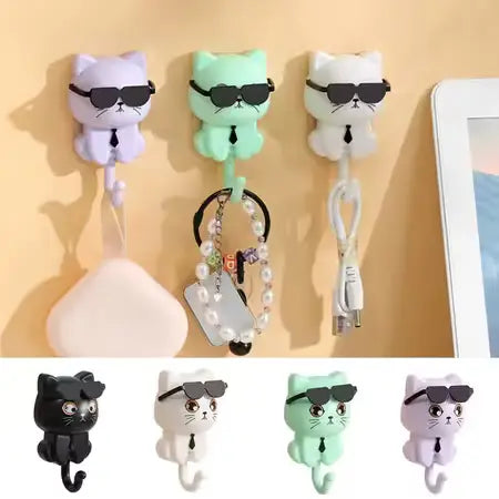 Wall Hanging Funny Cat Hooks